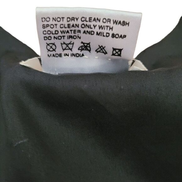 Vintage Silk Beaded Sequin Brilliante Blazer Dinner Jacket by JA Blue Black - Picture 6 of 11